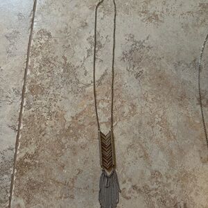 Chevron Pendant Necklace